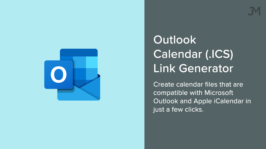 ICS Link Generator for Microsoft Outlook Apple iCalendar
